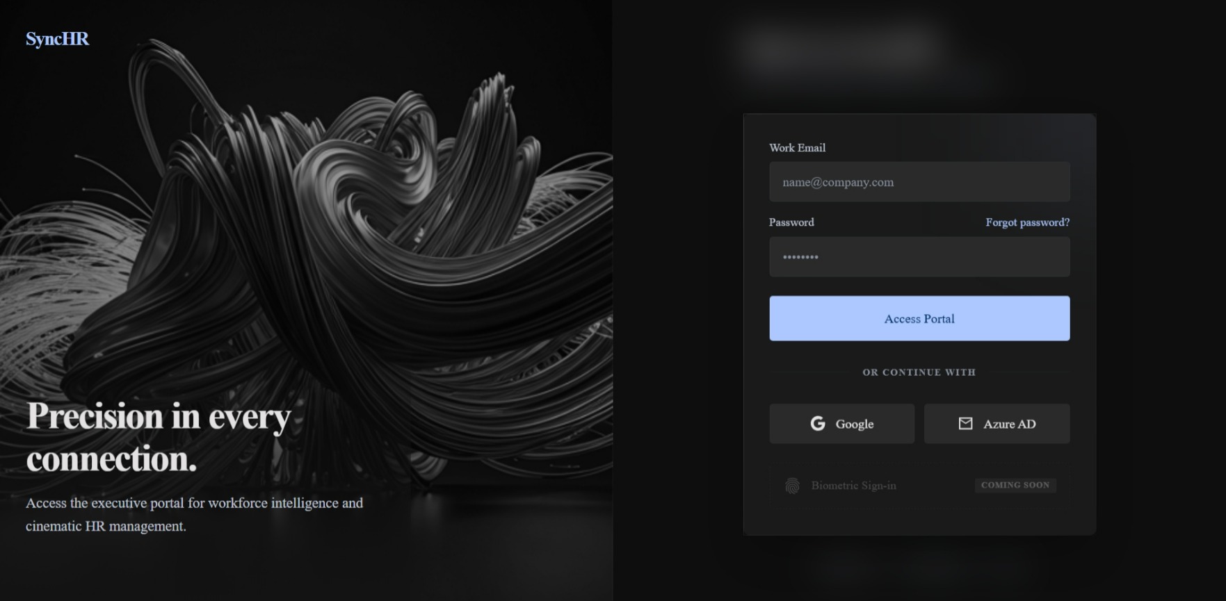 HRMS dashboard wide preview
