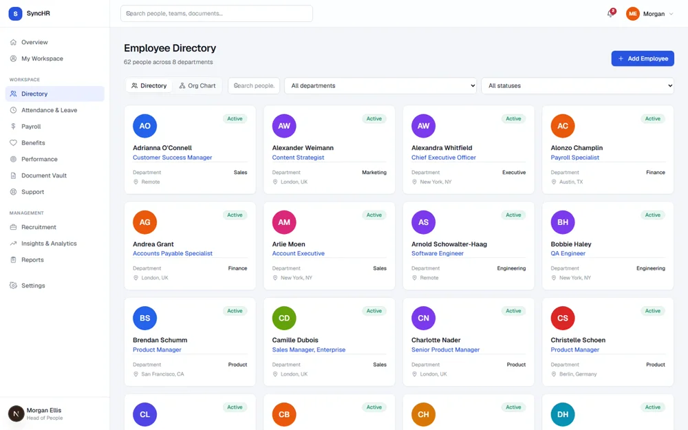 SyncHR screenshot 3